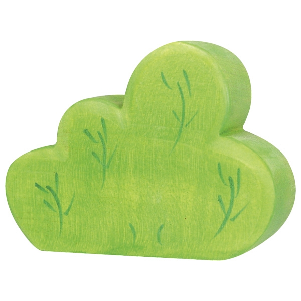 Holztiger Cespuglio verde figura legno