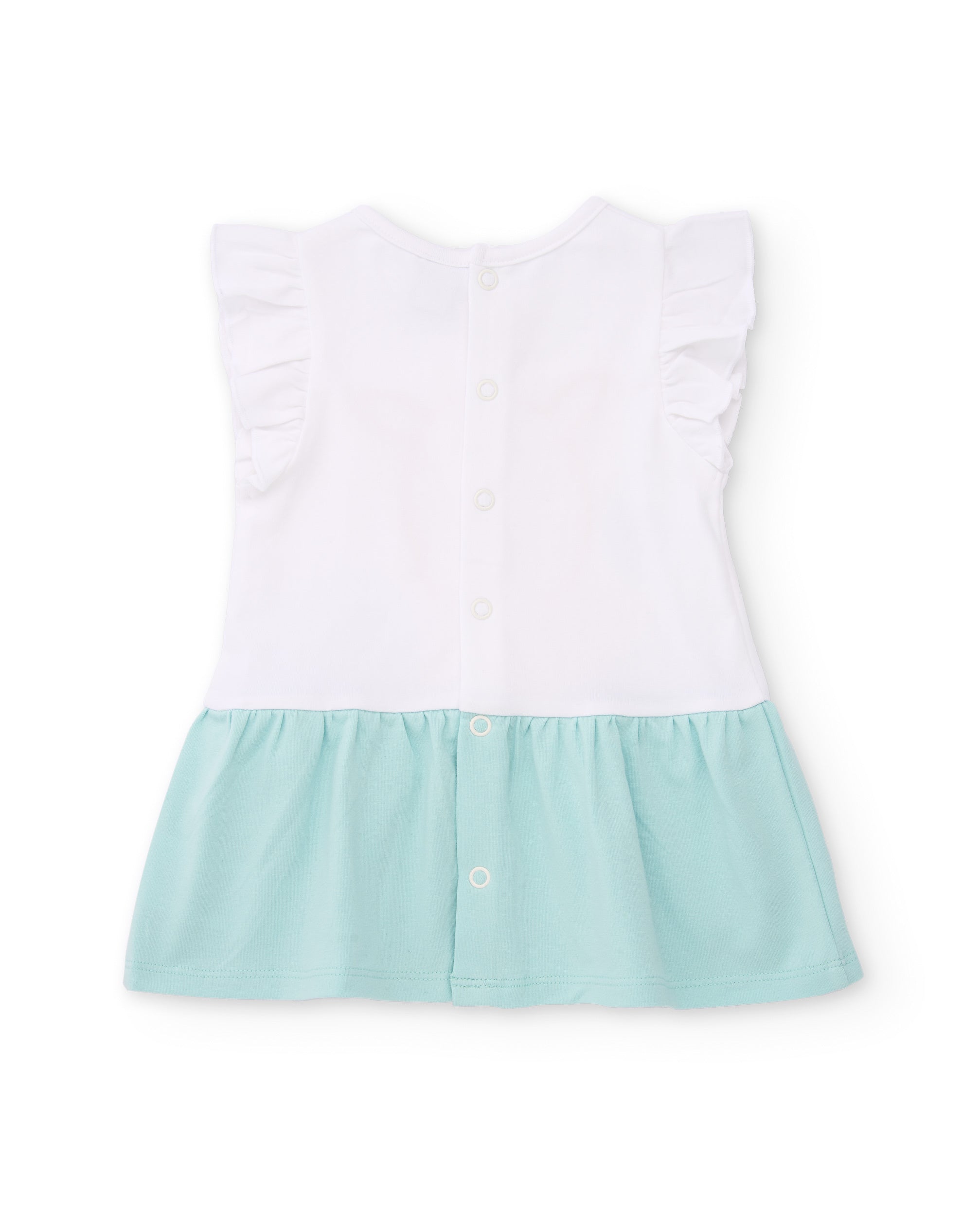 Tuc Tuc Vestito Neonata Giraffa con Mutandina Bianco