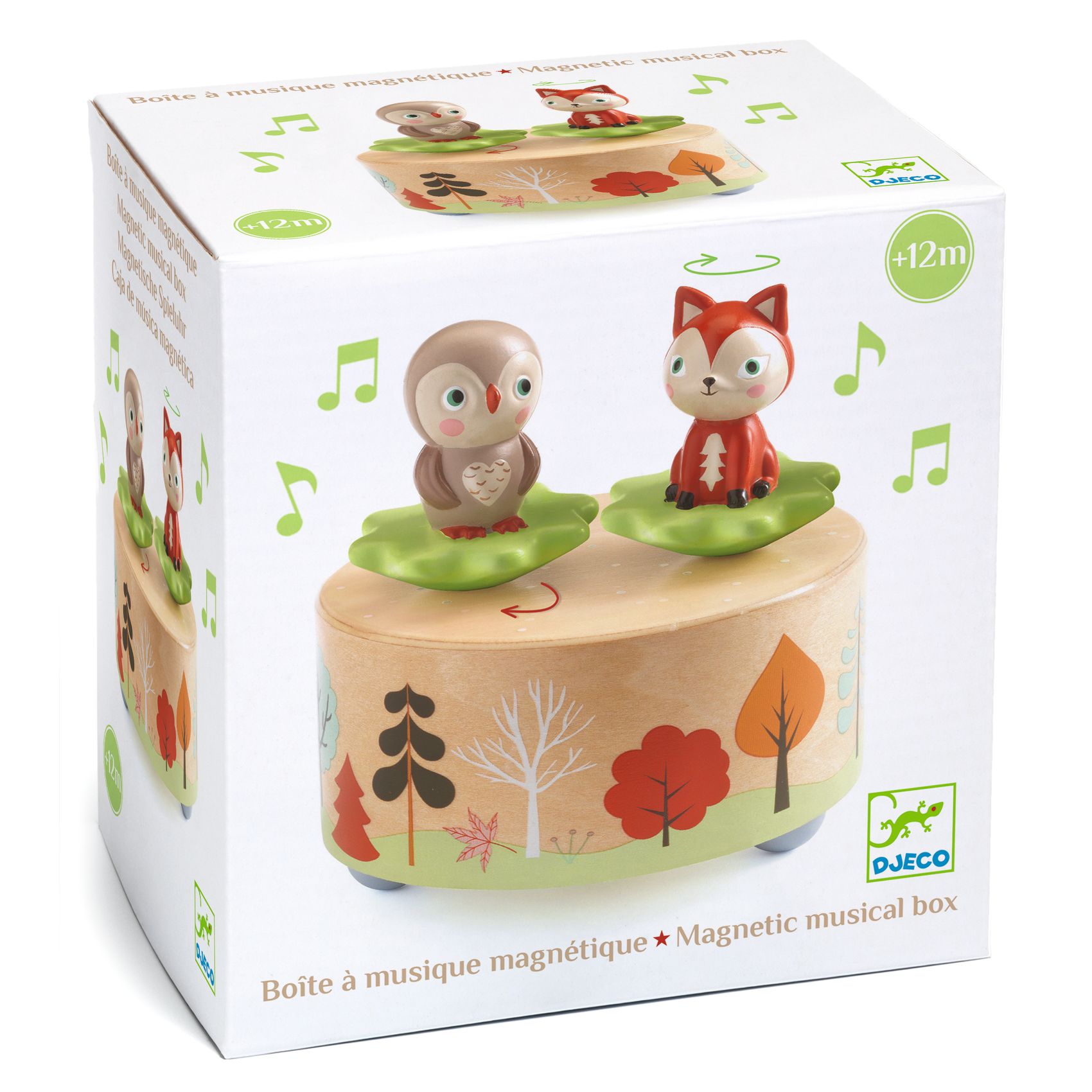 Djeco Melody of the Woods carillon gufo e volpe