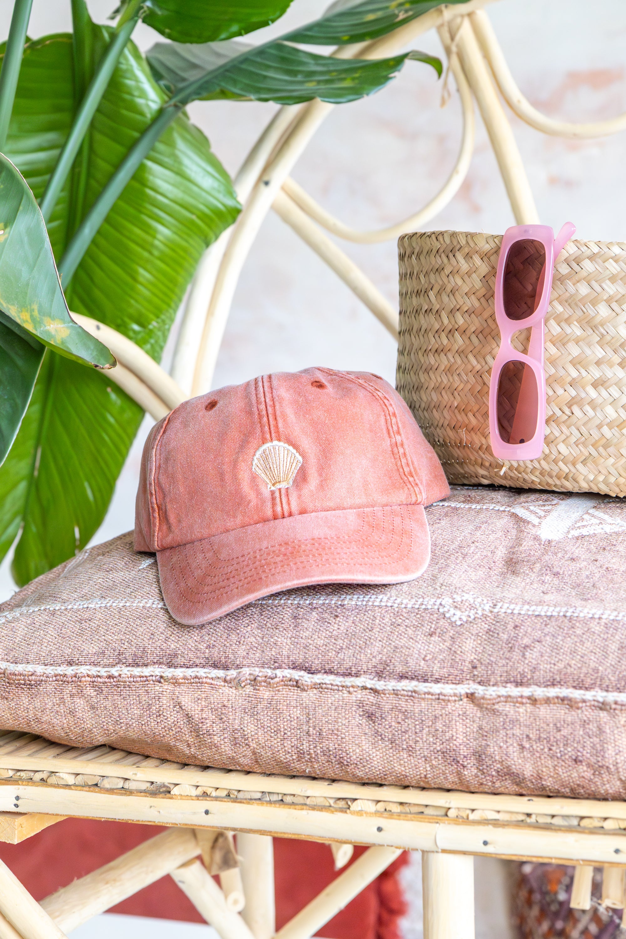 Ella and Rapha Seashell cap brick cappellino regolabile cotone