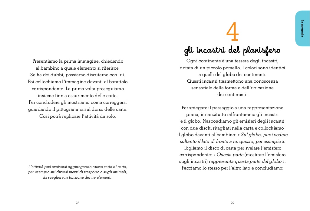 L'ippocampo 100 attività Montessori libro scoprire il mondo 3 anni