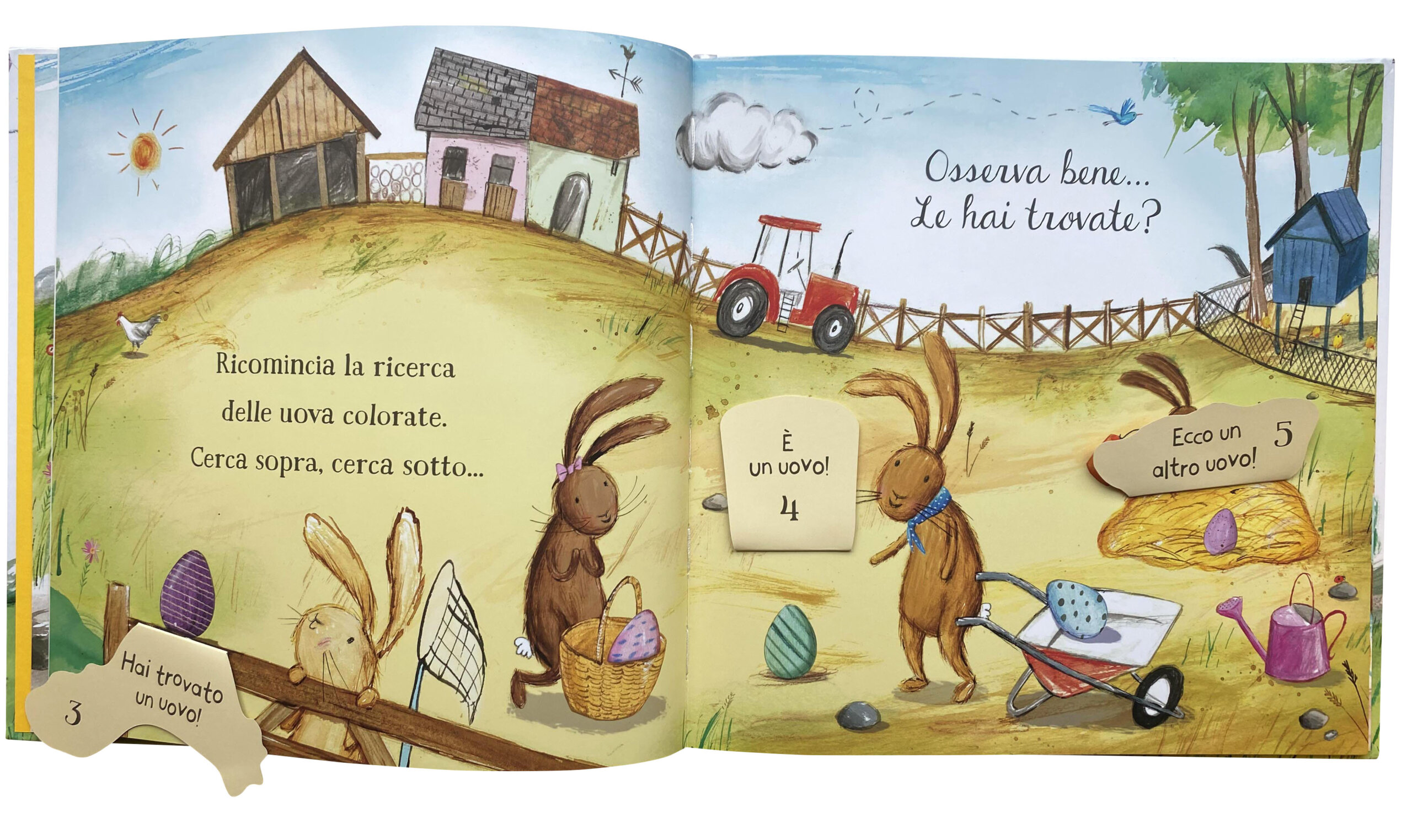 Sorprese di primavera libro bambini con alette Emme