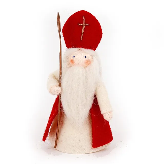 Ambrosius Saint Nicholas 105 bambolina waldorf feltro