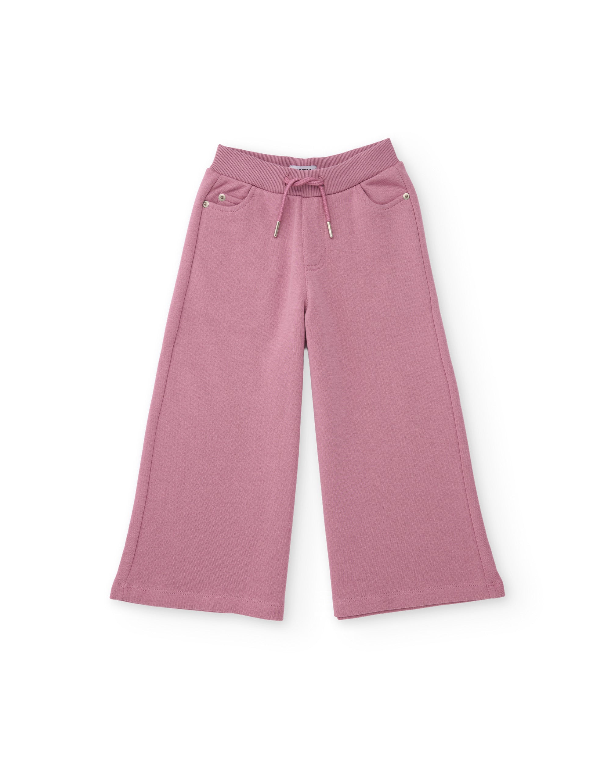 Tuc Tuc Completo Felpa Crop Pantaloni Bambina Rosa cappuccio