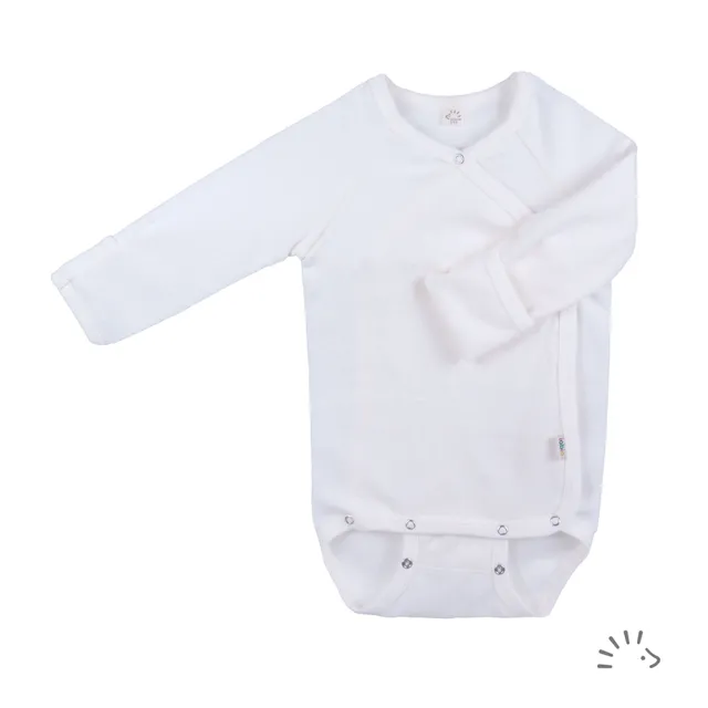 Popolini Body Kimono Maniche Lunghe Cotone Neonato