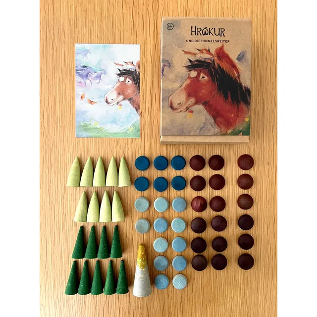 Grapat Hrókur set gioco 55 pezzi legno sostenibile