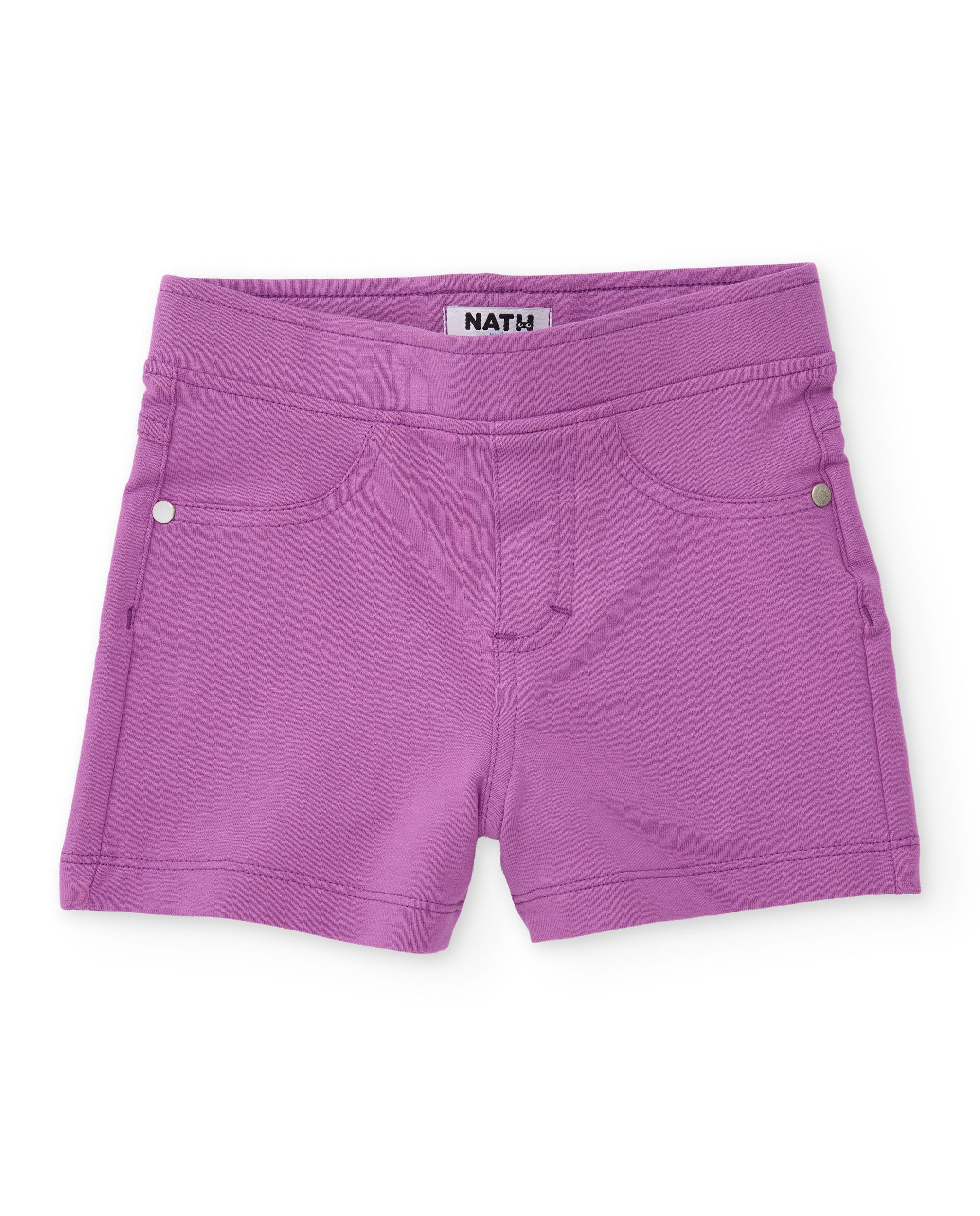 Tuc Tuc completo top monospalla rosa con shorts lilla