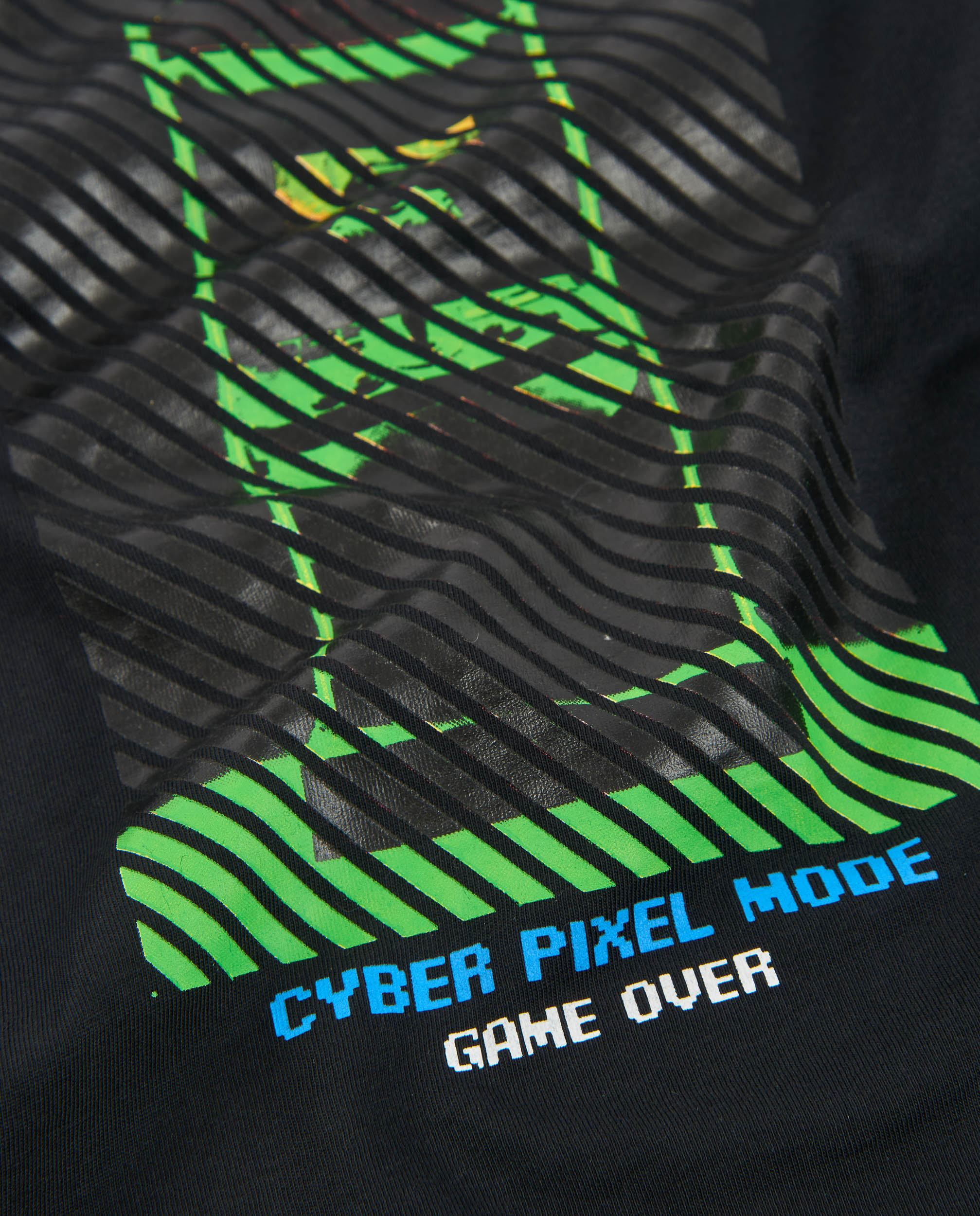 Tuc Tuc Cyber Pixel Mode maglia bimbo nera arcade
