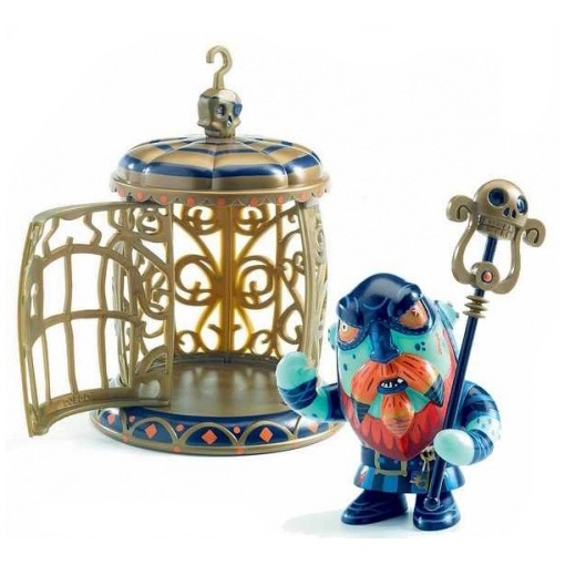 Djeco Arty Toys figura Gnomus Ze Cage pirata vinile 7 cm