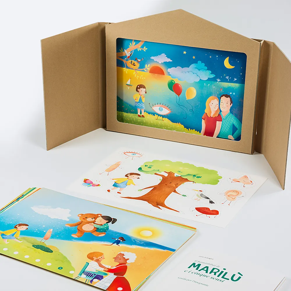 Marilù e i cinque sensi kamishibai teatro di carta