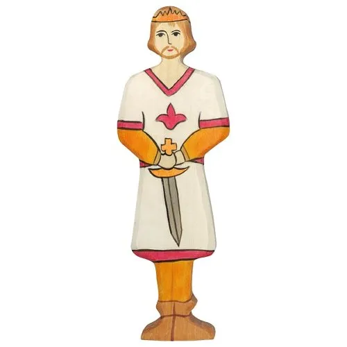 Holztiger Principe in piedi figura legno 18,9 cm