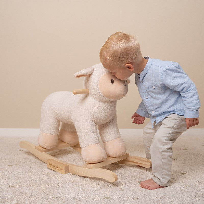 Little Dutch pecora a dondolo legno morbida bimbi