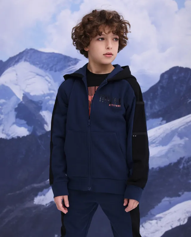 Tuc tuc Artic Nomads felpa bimbo blu navy con cappuccio