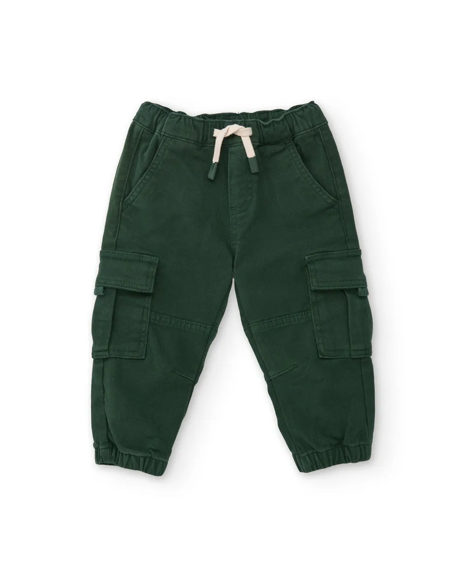 Tuc Tuc Dino Roll pantaloni cargo bambino verde tasche laterali