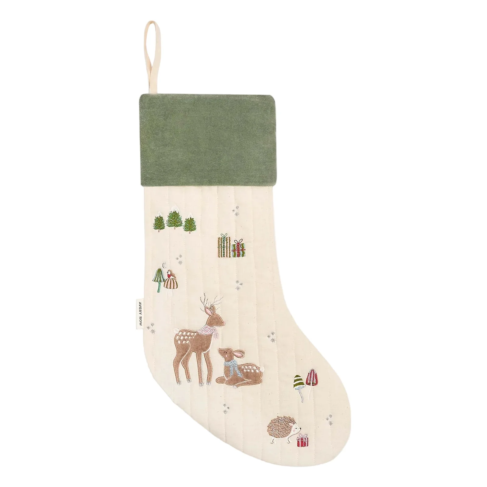 Avery Row Reindeer calza Befana cotone biologico 53 cm