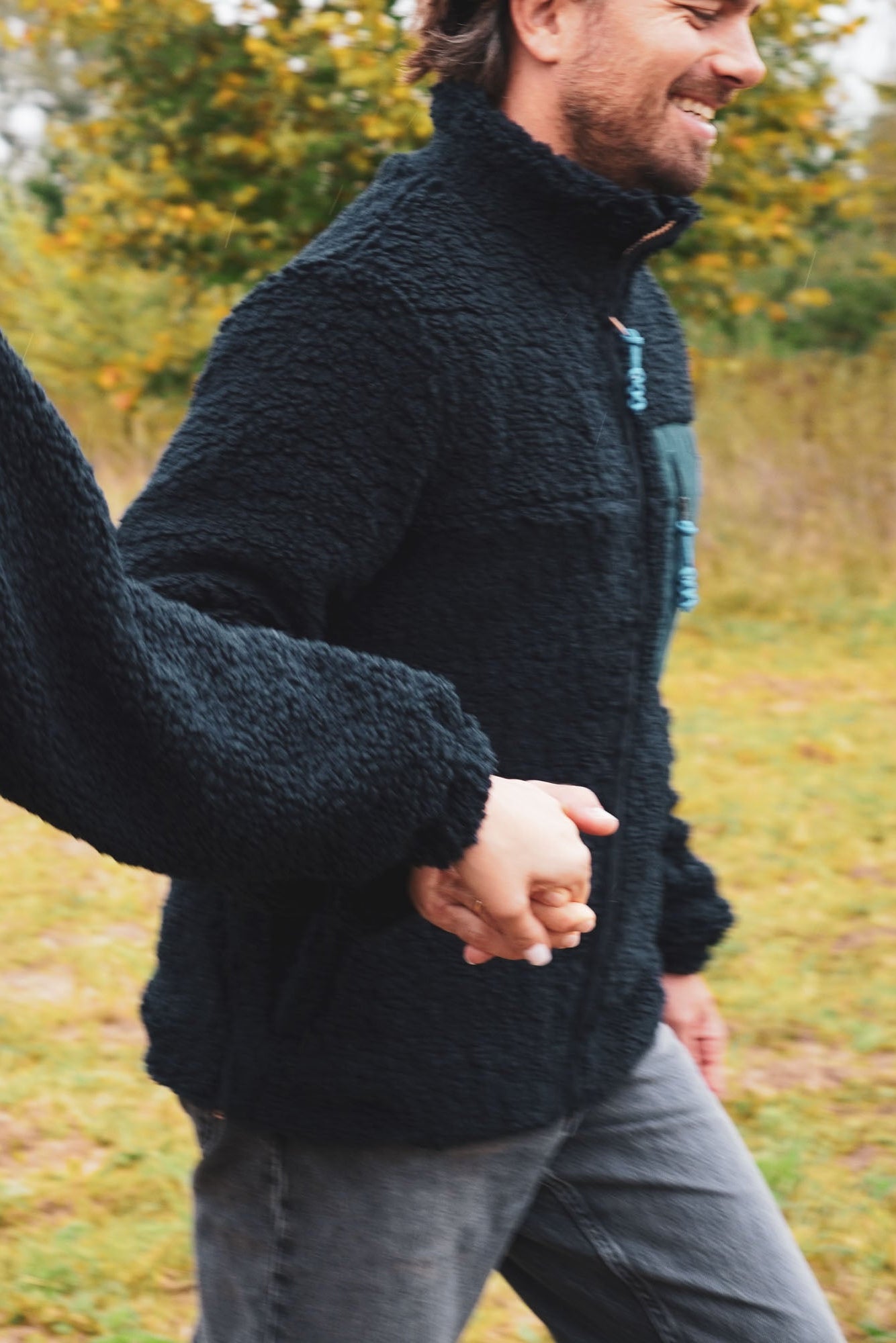 Ella and Rapha Teddy giacca uomo navy regular fit