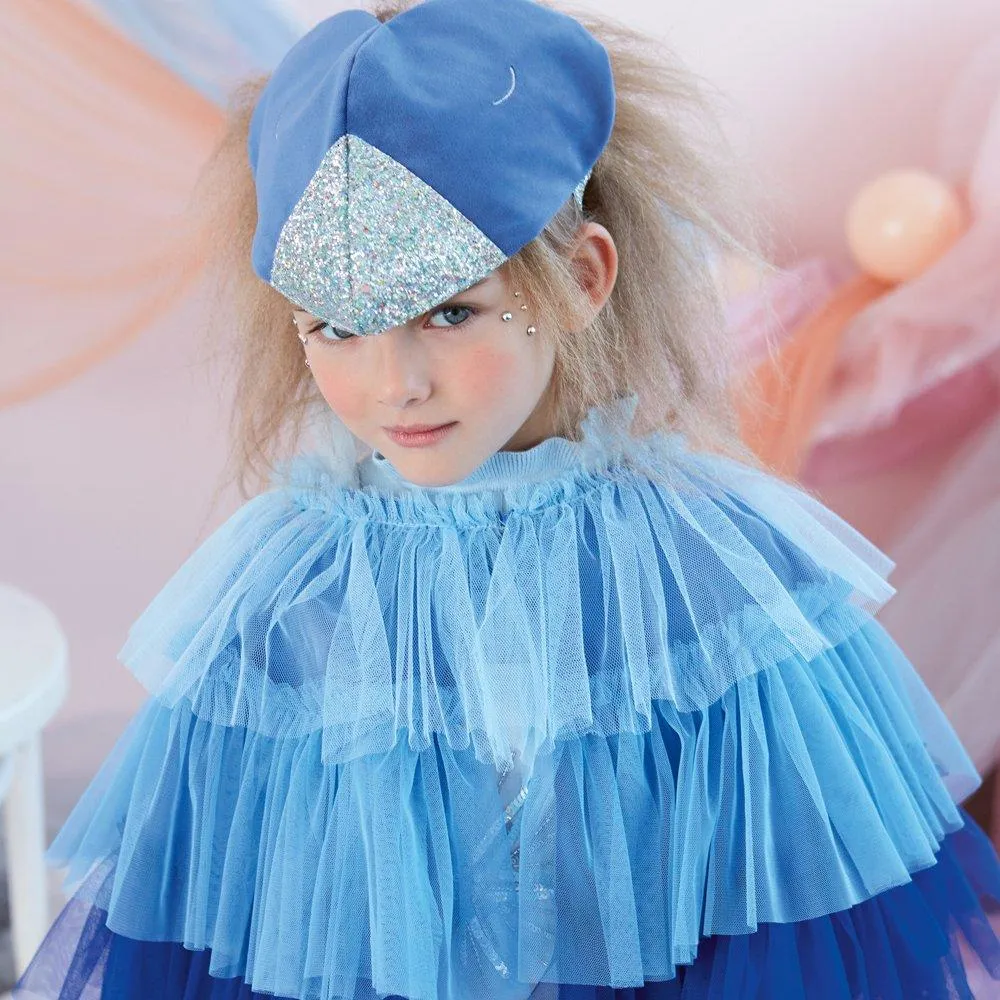 Meri Meri Blue Bird Costume Tulle Uccello 3-6 Anni