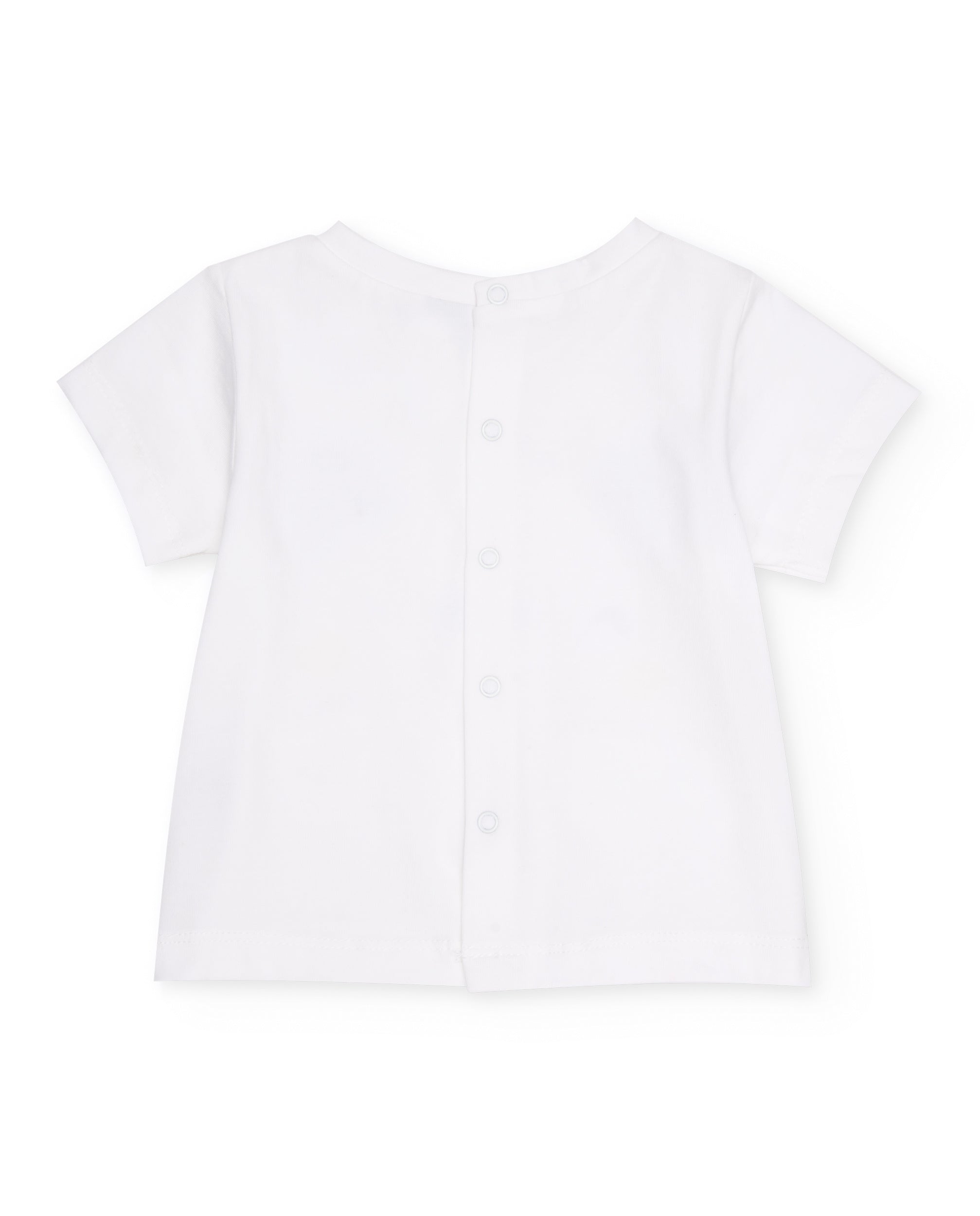 Tuc Tuc completo neonata maglia shorts bianco cagnolino