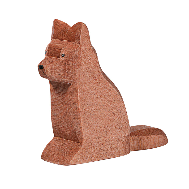 Ostheimer Cane Pastore Seduto Figura Legno 7,5 cm