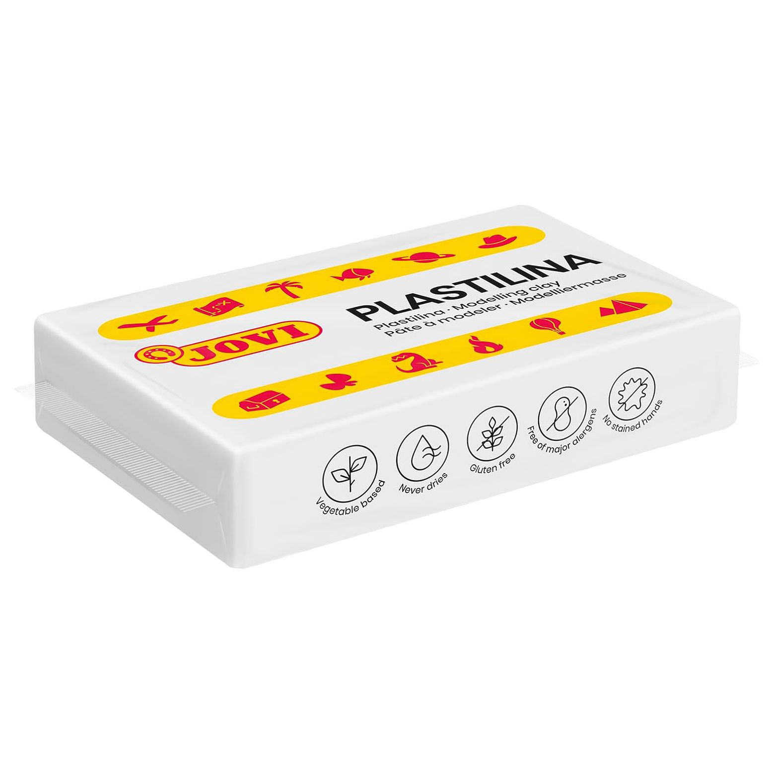 Jovi plastilina vegetale 10x50 g set 10 colori