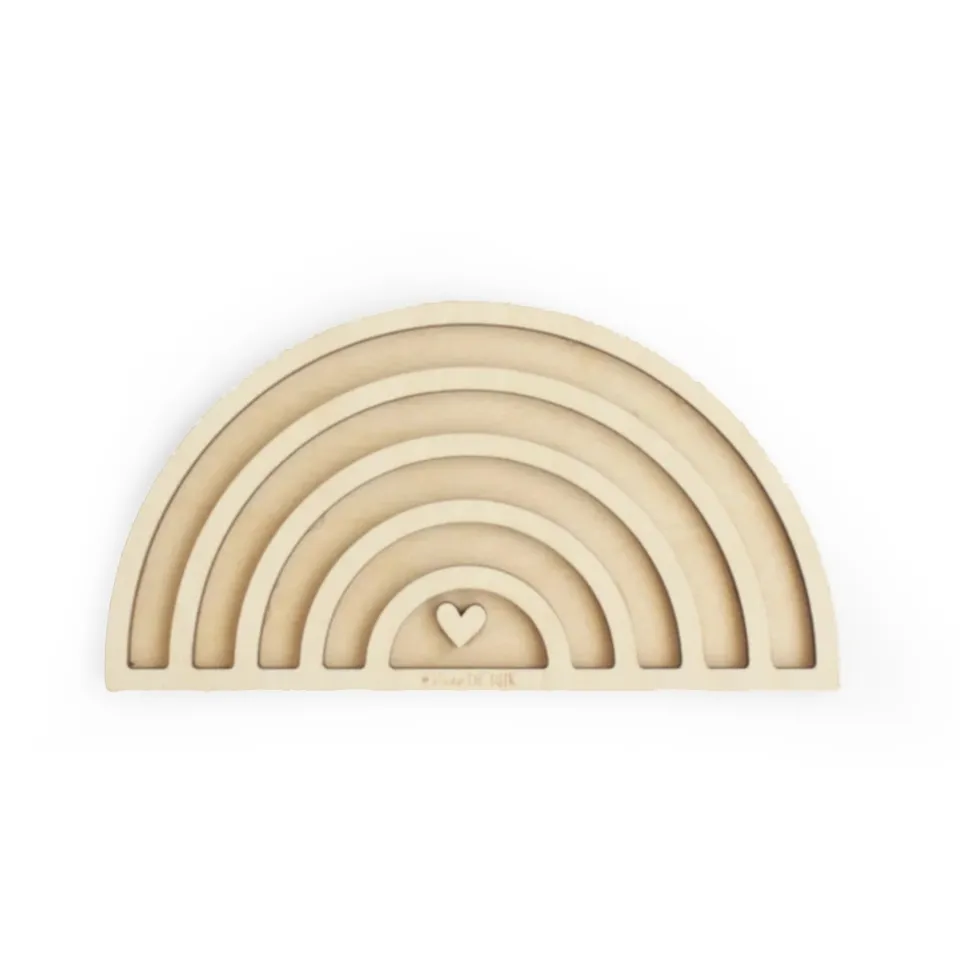 Studio de Rijk Play Tray Rainbow vassoio legno 18 cm
