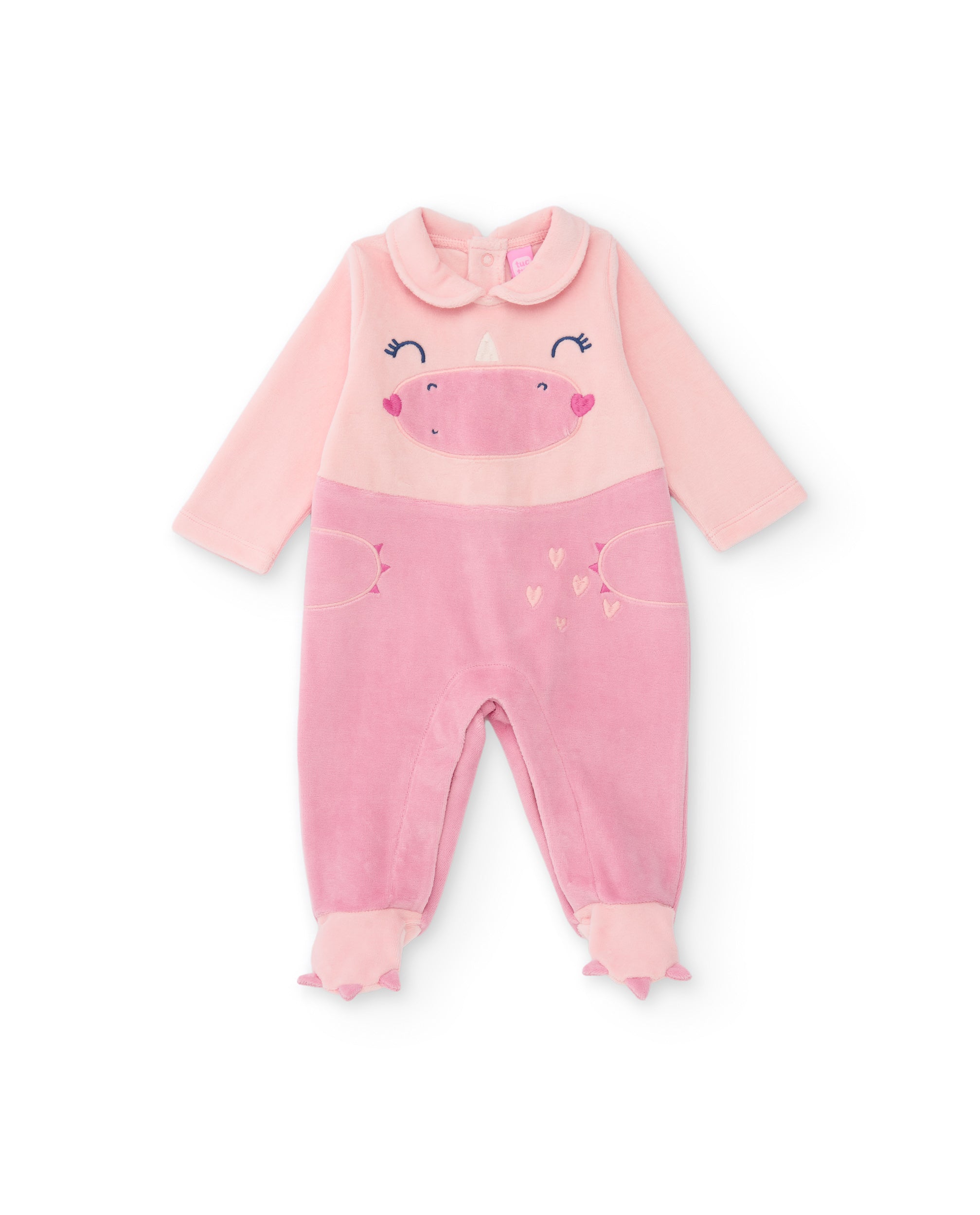 Tuc Tuc tutina neonata rosa peluche dinosauro