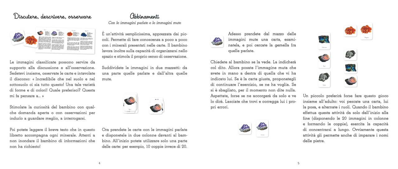 L'Ippocampo Montessori Cofanetto dei Minerali cofanetto 20 pietre