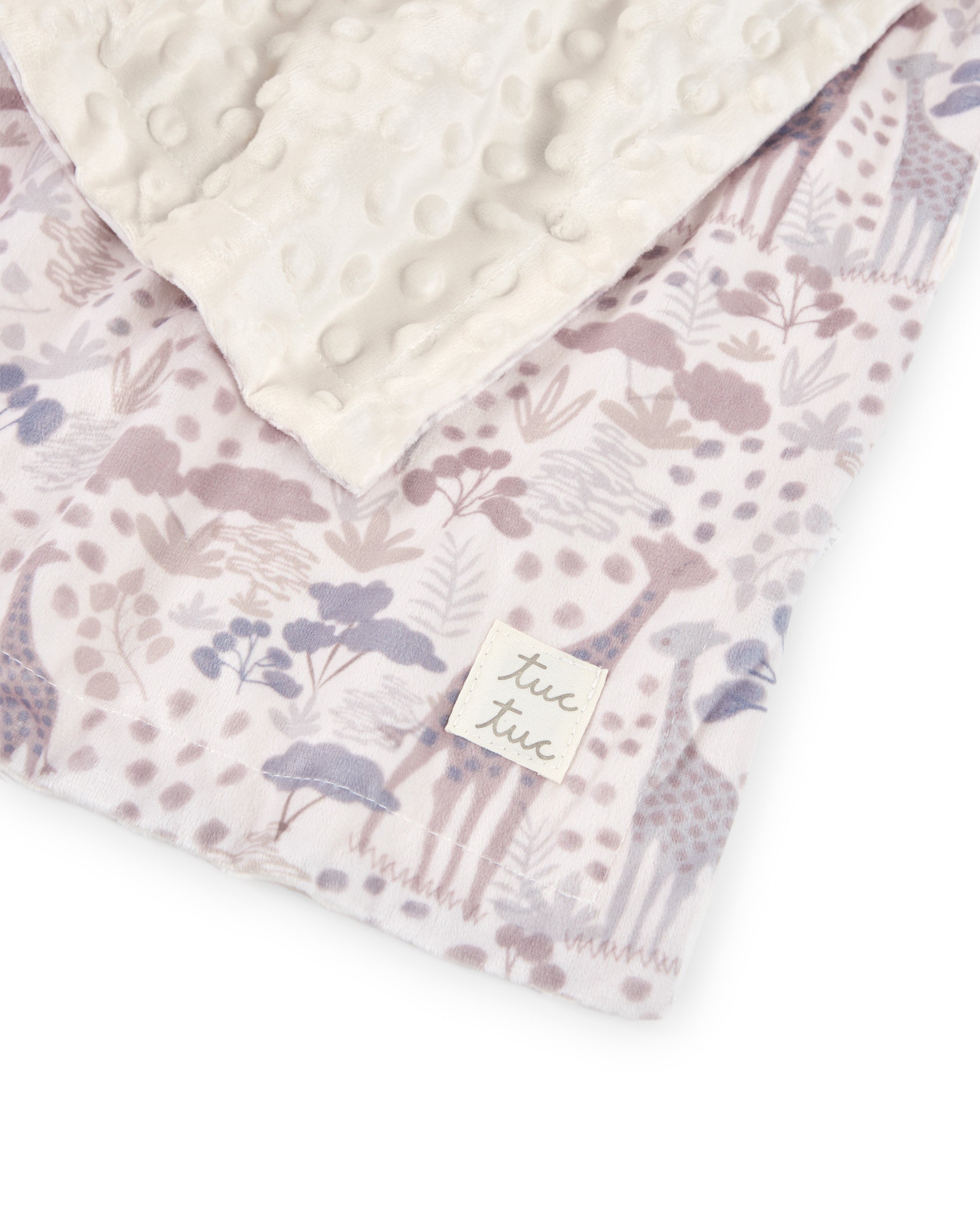 Tuc Tuc coperta neonato giraffa beige minky calda