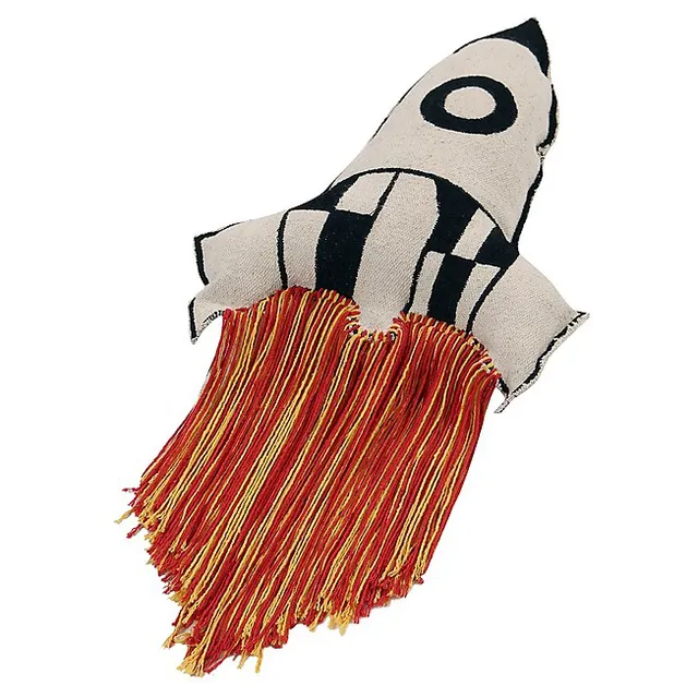 Lorena Canals Universo cuscino razzo cotone 65x30 cm