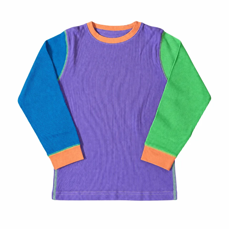 Slugs & Snails Waffle Maglia Dayglow Junior cotone bio