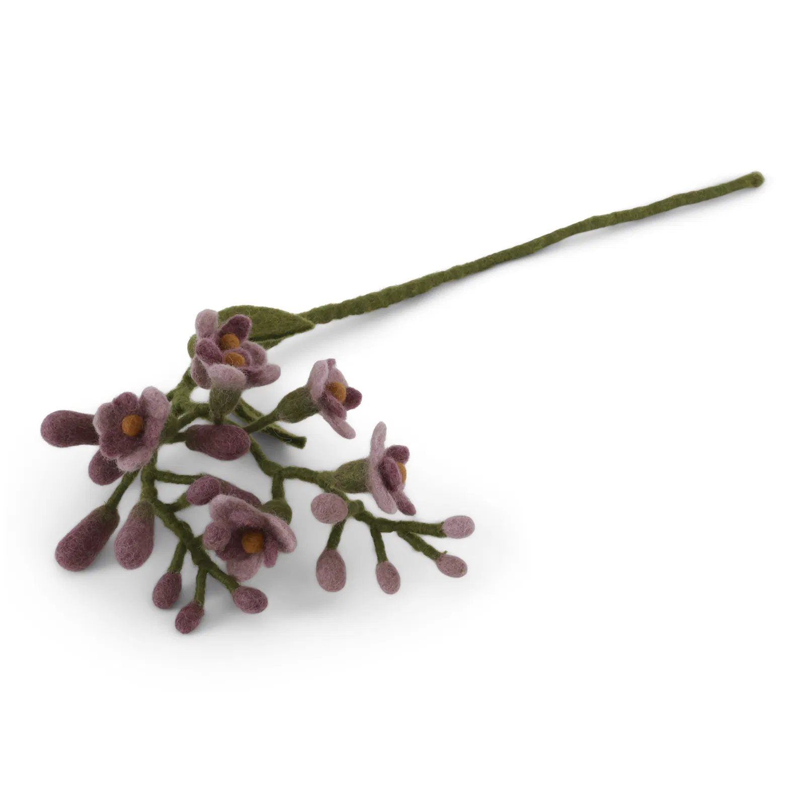 Gry & Sif Glicine Lilla fiore in feltro grande