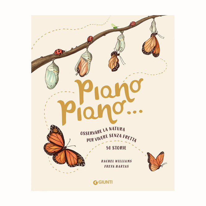 Giunti Piano piano libro natura 50 storie 128 pagine