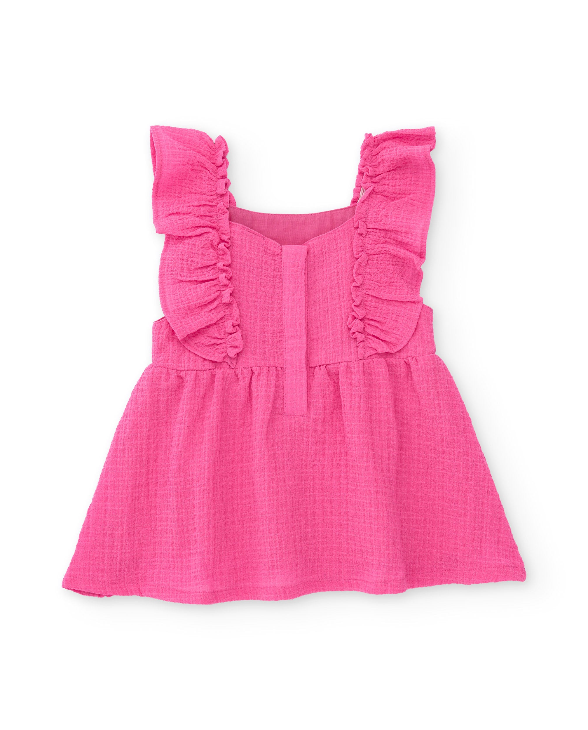 Tuc tuc vestito bimba fucsia ricamo fiori