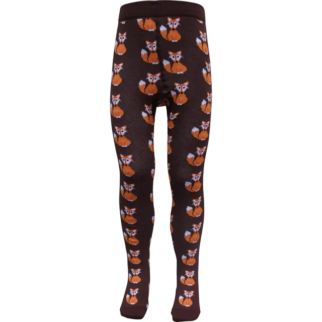 Slugs & Snails Foxy collant bimba marroni volpi cotone bio