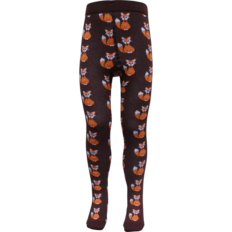 Slugs & Snails Foxy collant bimba marroni volpi cotone bio