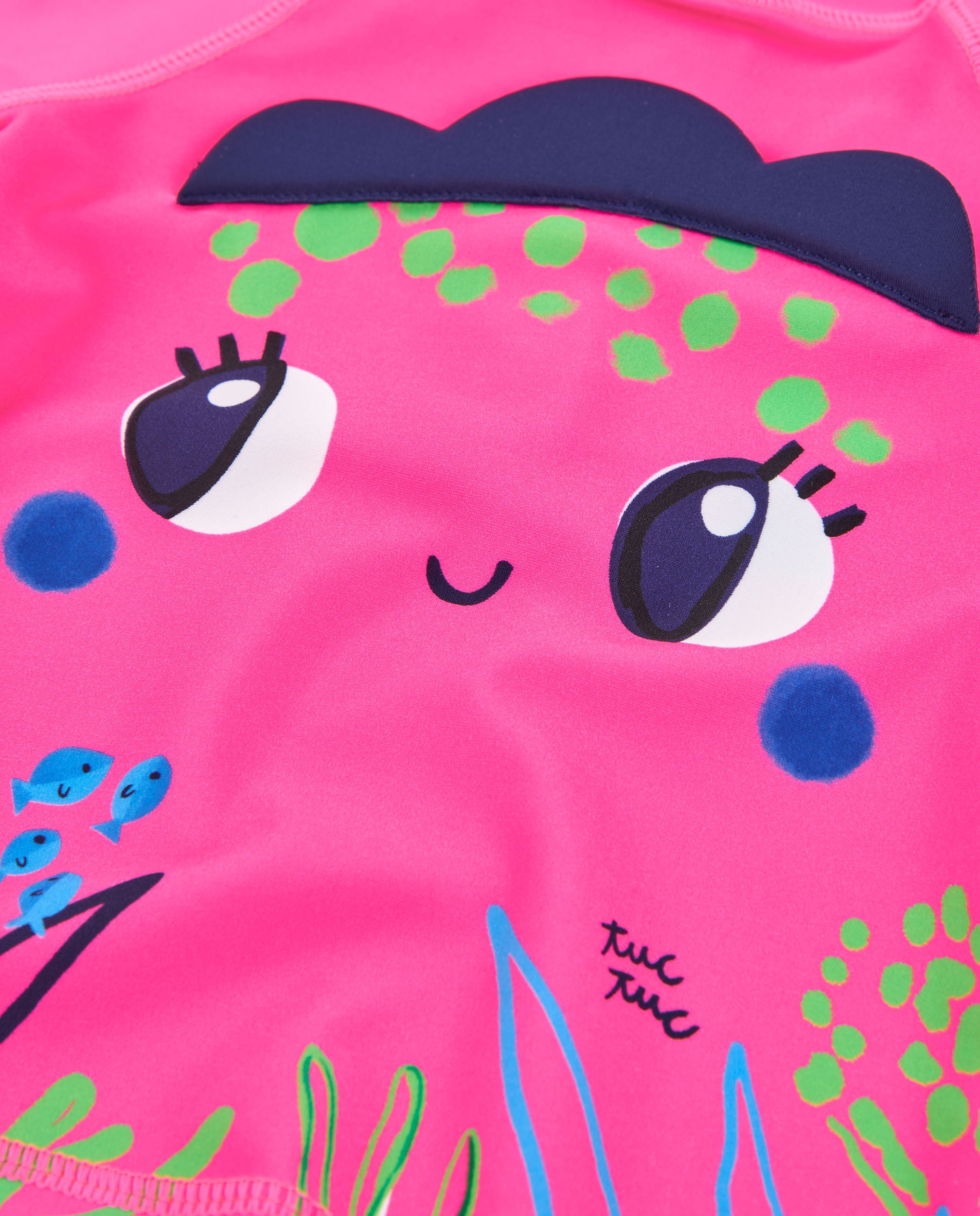 Tuc Tuc maglia mare bambina fucsia UPF 50+