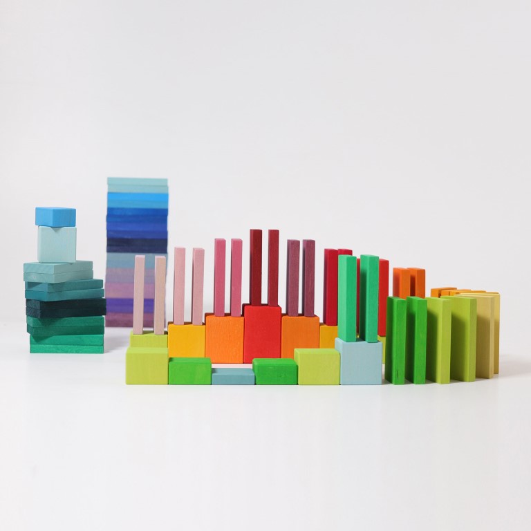 Grimm's Color Charts Rally domino costruzioni legno 29 colori