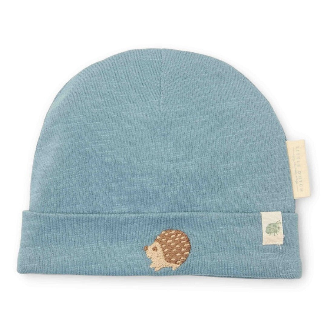 Little Dutch Forest Friends cappellino neonato blu cotone bio