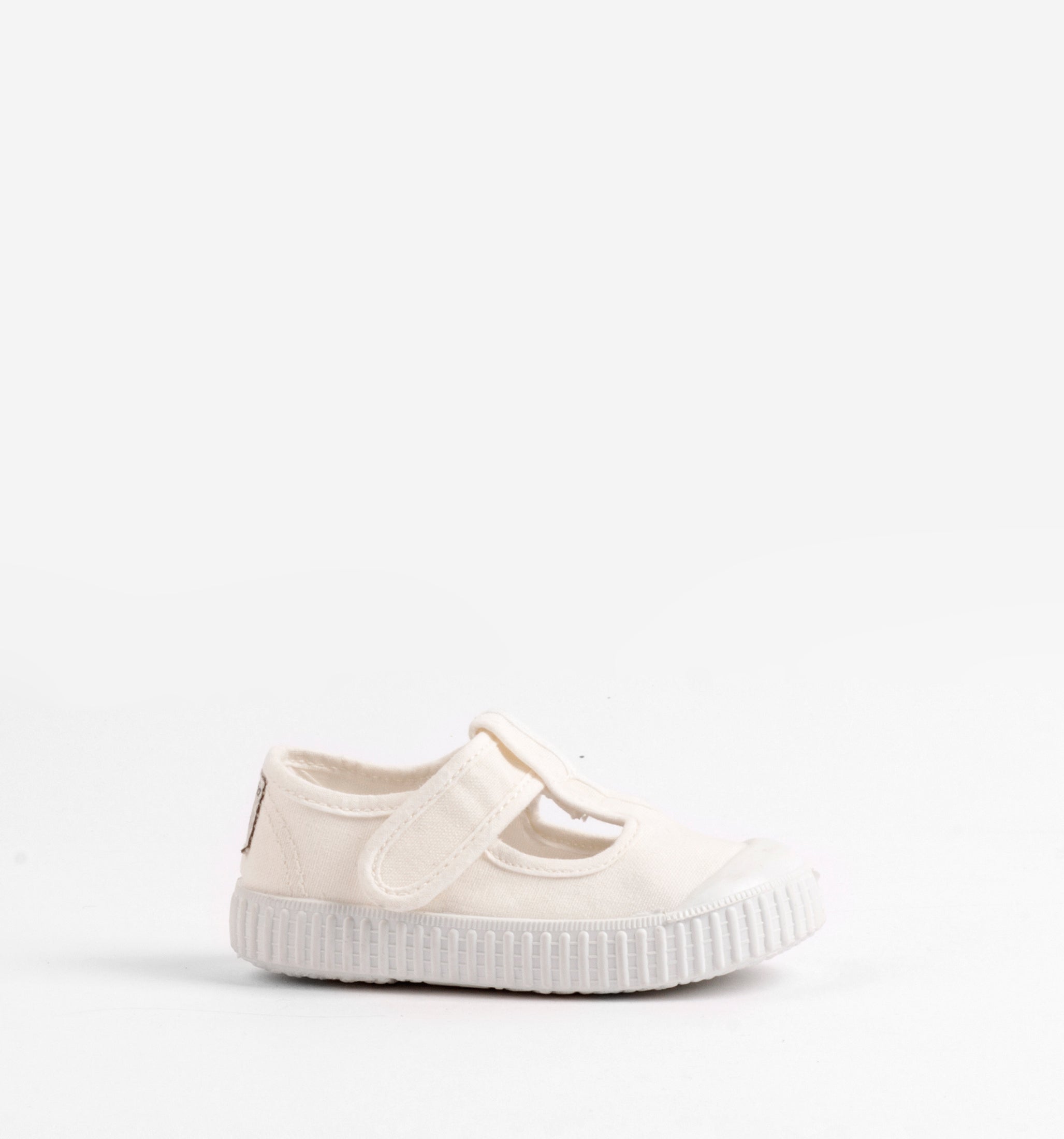 Victoria Dear World sandali tela bianca chiusura velcro bimba