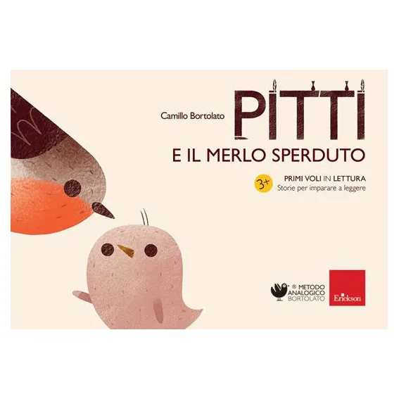Erikson Pitti e il merlo sperduto libro 64 pagine