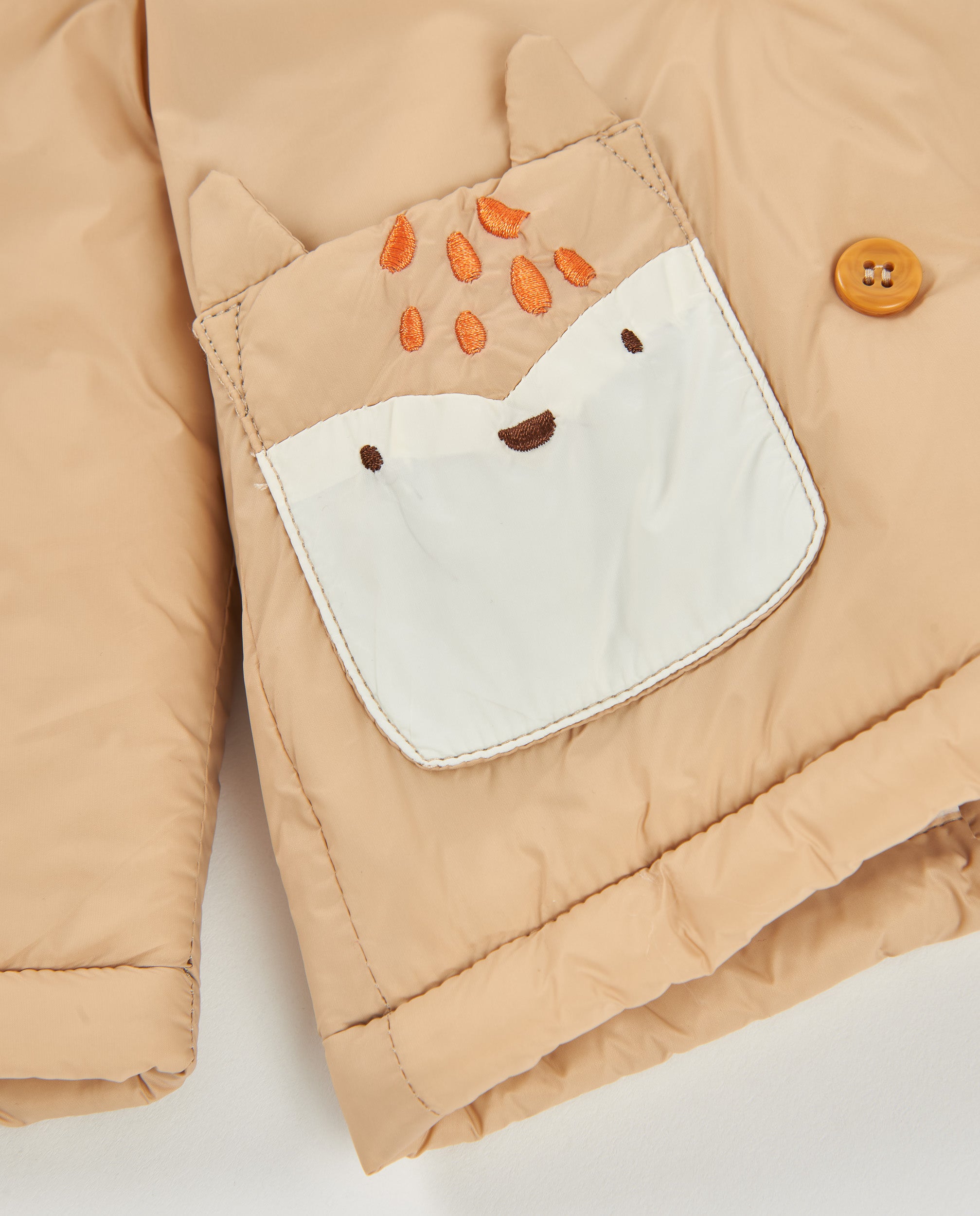 Tuc Tuc cappotto neonato orecchie beige