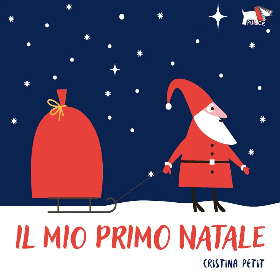 Pulce Il mio primo Natale libro cartonato Santa Lucia