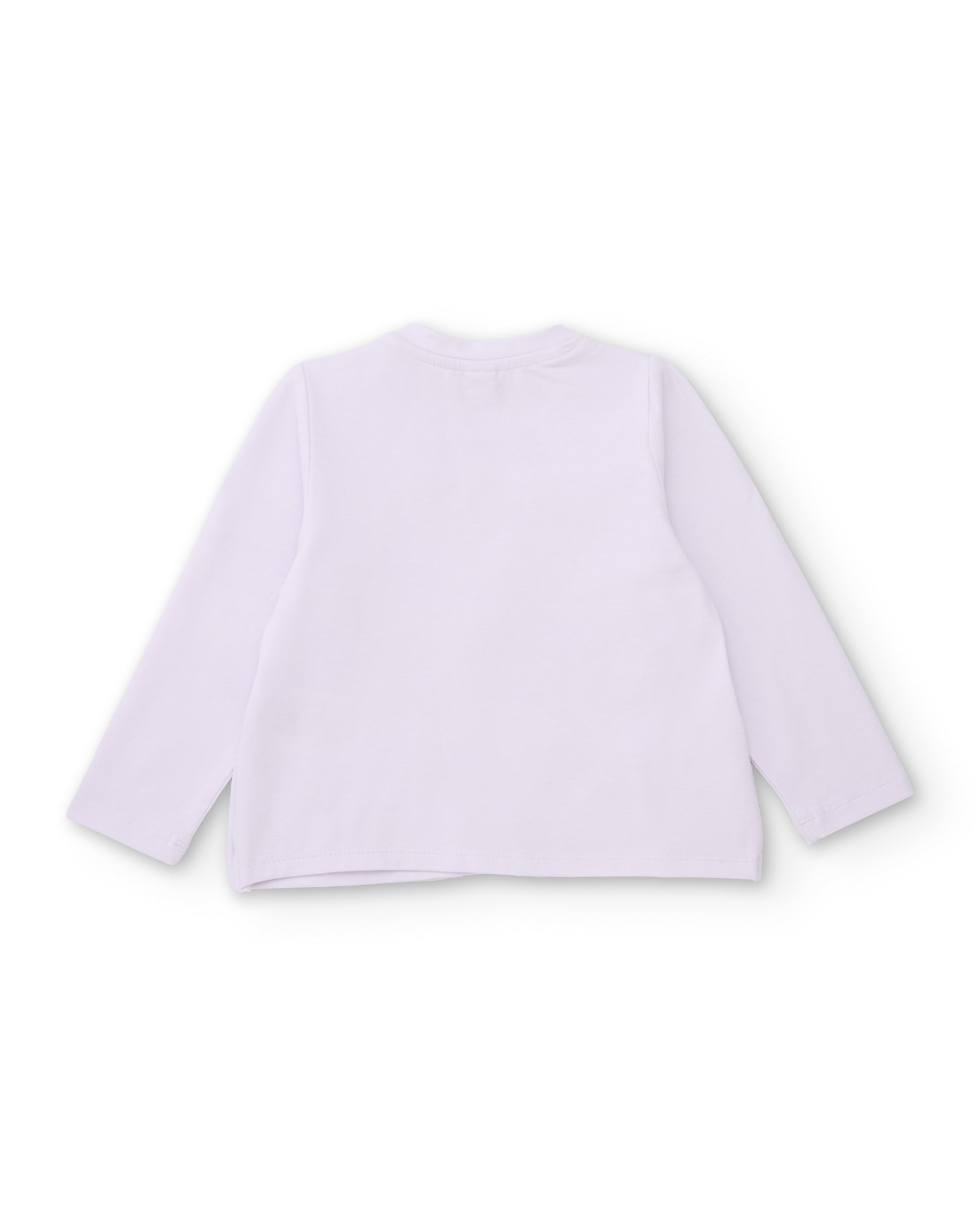 Tuc Tuc maglia bambina bianca cuori volant manica lunga