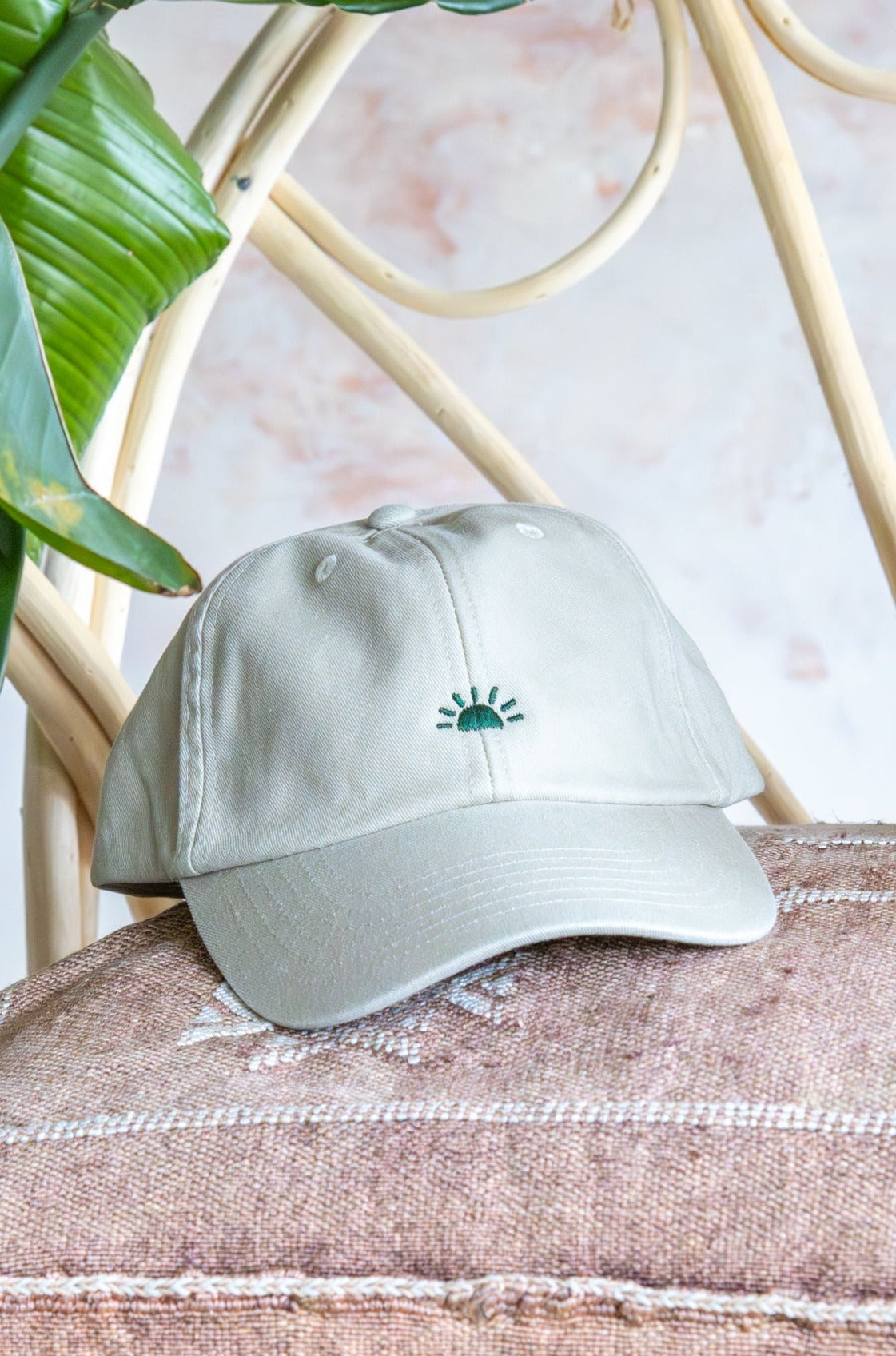 Ella and Rapha Sunrise cappello verde unisex regolabile estivo