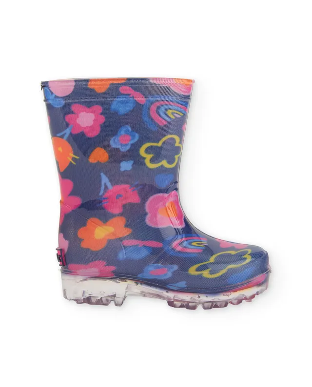 Tuc Tuc Stivali Pioggia Bambina Fiori Multicolor