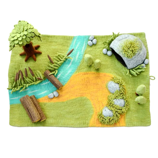 Tara Treasures The Gruffalo Playscape tappeto feltro lana