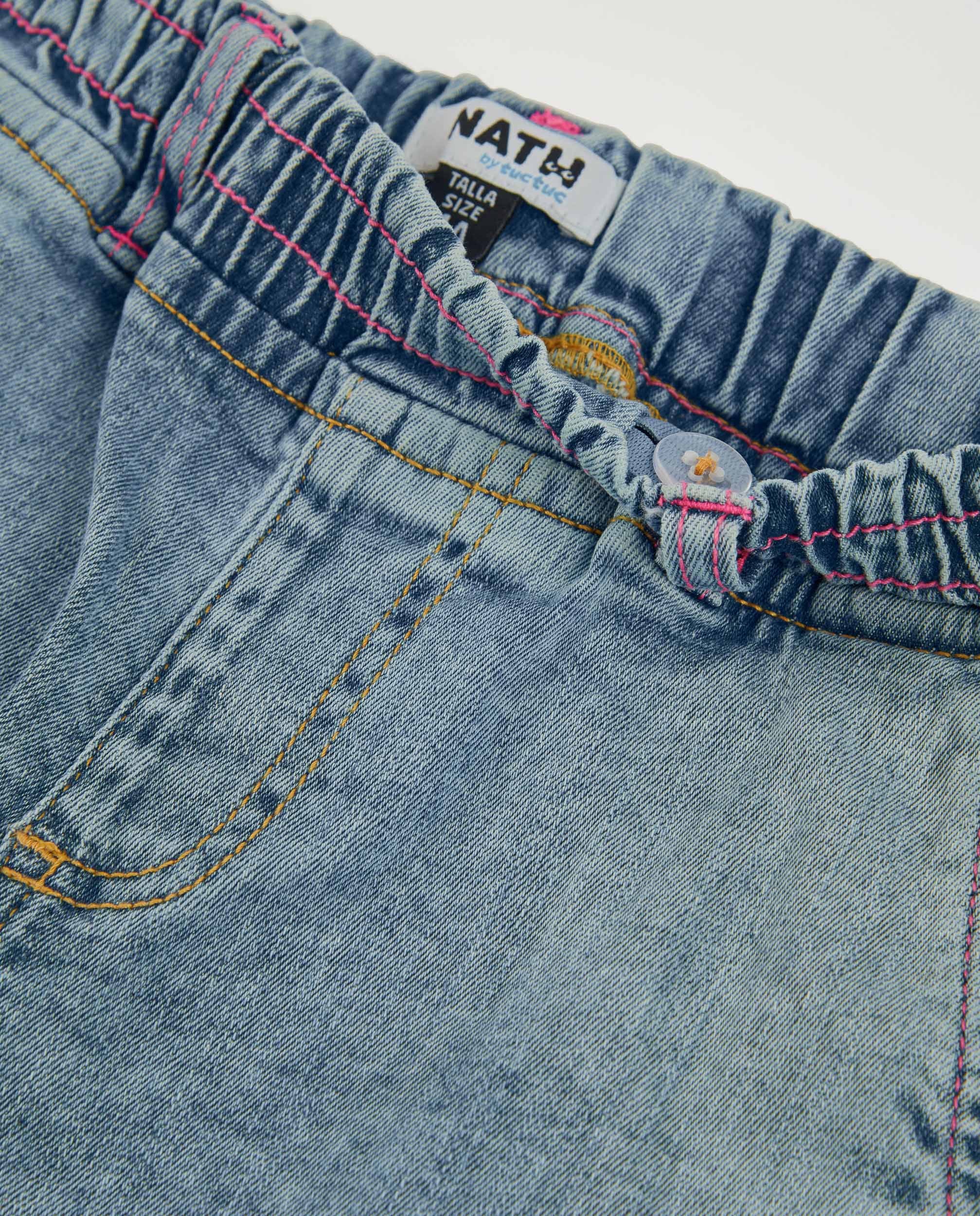Tuc Tuc jeans bambina cargo tasche laterali