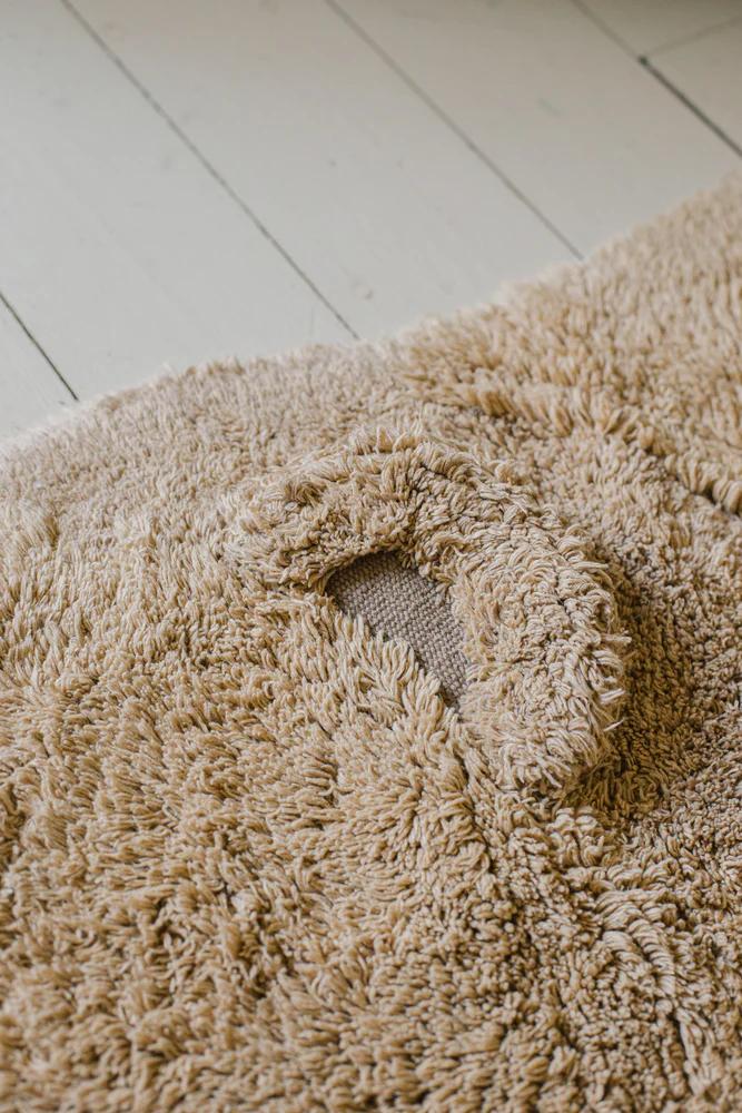 Lorena Canals Bear tappeto orso beige cotone 120x122 cm