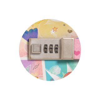 Djeco Heroes diario segreto codice bambini 88 fogli