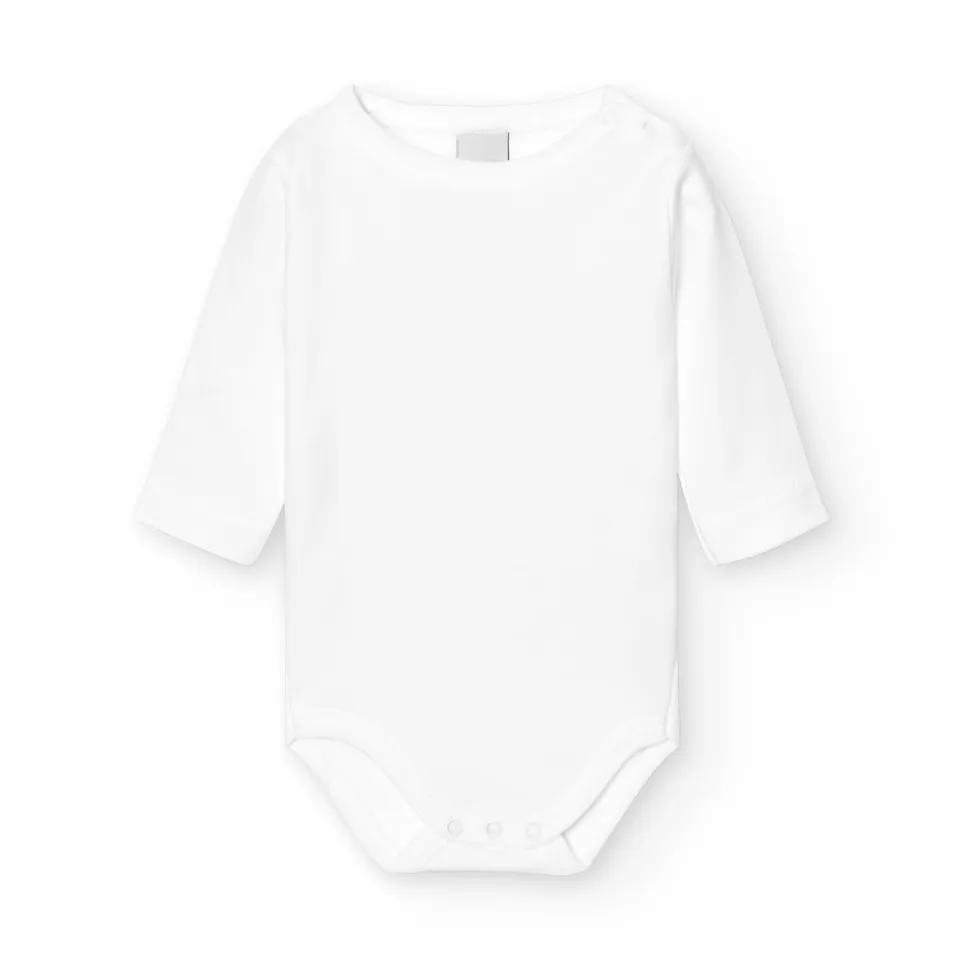 Babidu body manica corta cotone bianco 9-12 mesi